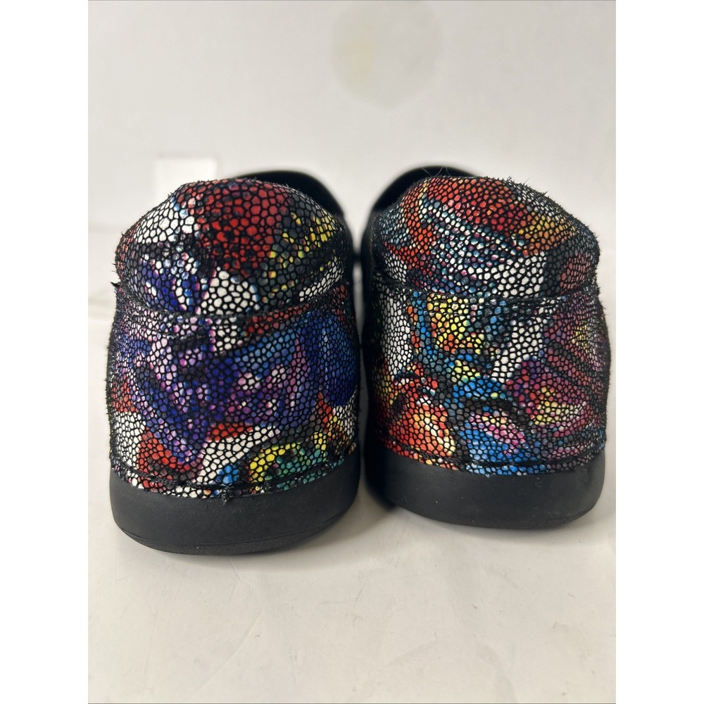 Alegria Womans 40/9.5 Glee Monarch Mosaic Butterfly GLE-389 Nurse Comfort Loafer - Picture 5 of 16